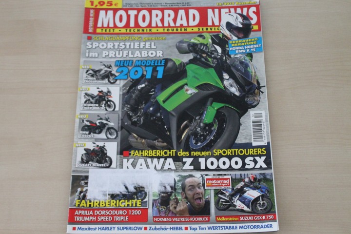 Deckblatt Motorrad News (12/2010)
